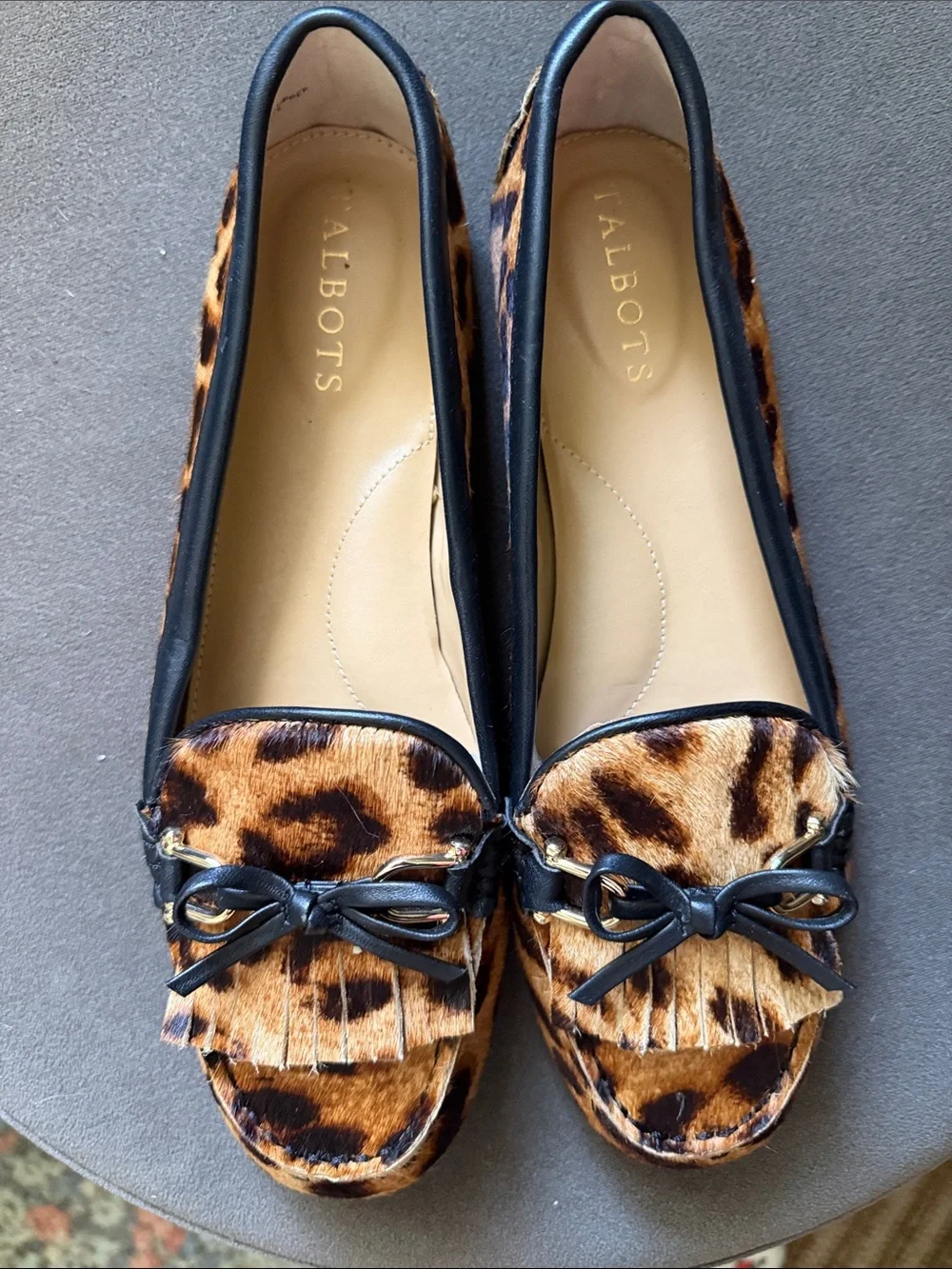 Talbots leopard print